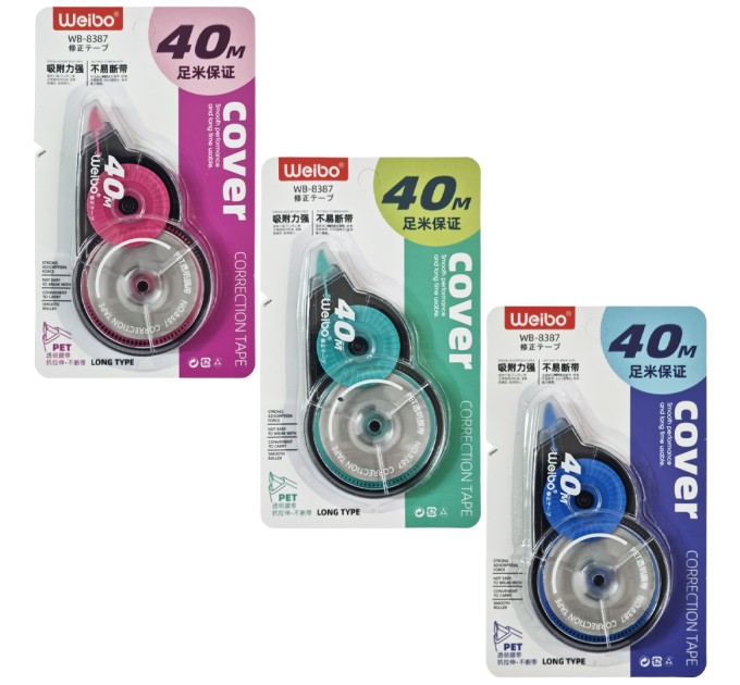 Корректирующая лента в роллере 5 мм х 40 м, «COVER» WB-8387