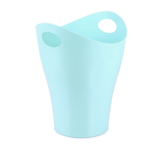 Корзина для бумаг 8 л., голубая, Pastel 160кр