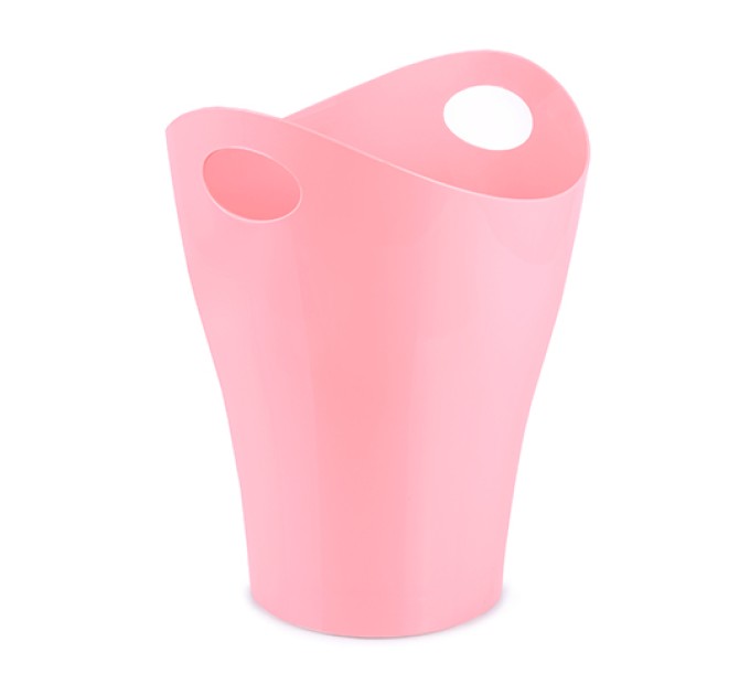 Корзина для бумаг 8 л., розовая, Pastel 163кр