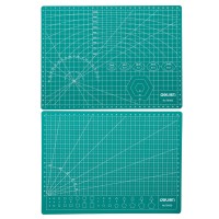 Коврик для резки A4, с разметочной сеткой, зеленый 78400