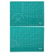 Коврик для резки A4, с разметочной сеткой, зеленый 78400