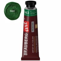 Краска масляная 46 мл, туба, проф. серия, зеленая средняя 191426