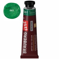 Краска масляная 46 мл, туба, проф. серия, изумрудная зеленая 191427