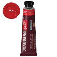 Краска масляная 46 мл, туба, проф. серия, киноварь 191406