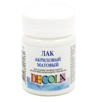 Лак акриловый DECOLA, матовый, 50 мл 5828921