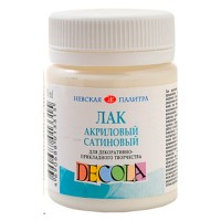 Лак акриловый сатиновый, 50 мл 5828962