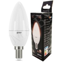 Лампа светодиодная 6.5W/3000K/Е14, Теплый свет 103101107