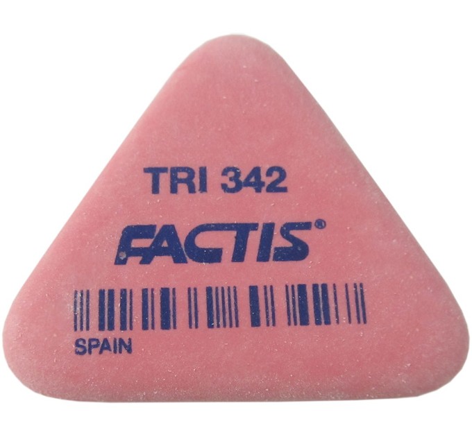 Набор ластиков треугольных 2 шт, TRI342 PNFTRI342бл