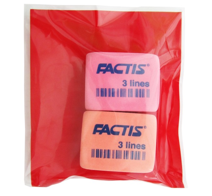 Набор ластиков 2 шт, 3 Lines CPF3LINESбл