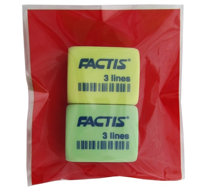 Набор ластиков 2 шт, 3 Lines CPF3LINESбл
