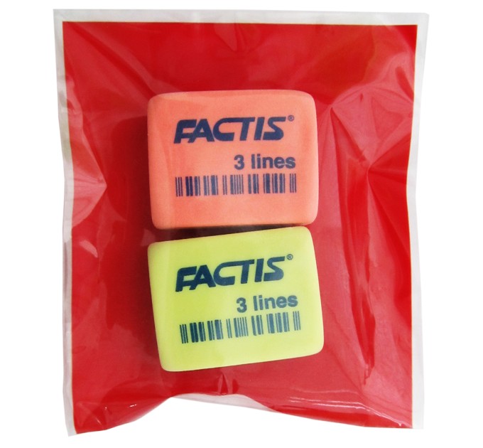 Набор ластиков 2 шт, 3 Lines CPF3LINESбл