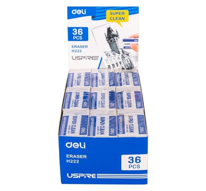 Ластик Deli «SUPER CLEAN» Н222