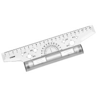 Линейка-рейсшина 22 см, пластиковый ролик 10лр