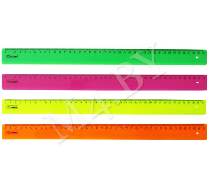 Линейка 40 см, флуоресцентная 510лн