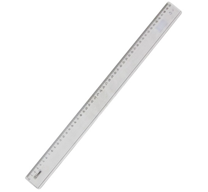 Линейка 50см прозрачная 95лн