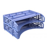 Набор «FIELD. Berlin», голубой, лоток горизонтальный (2 шт.) + органайзер 695лт