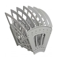 Лоток веерный 7 секций, серый 419лт Лоток веерный 7 секций, серый 419лт