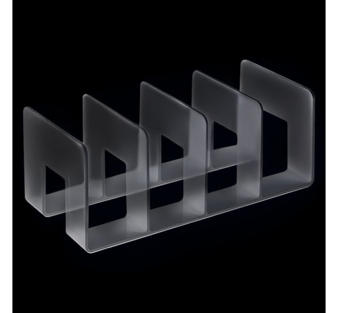 Лоток-сортер вертикальный, 4 отделения, прозрачный H990