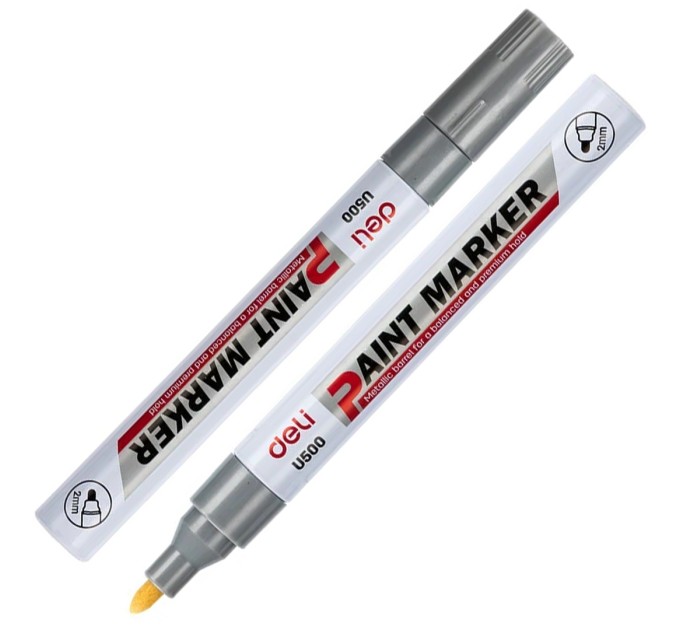 Маркер-краска PAINT, серебро, 2.0 мм U500-SL