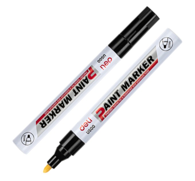 Маркер-краска PAINT, черный, 2.0 мм U500-ВК