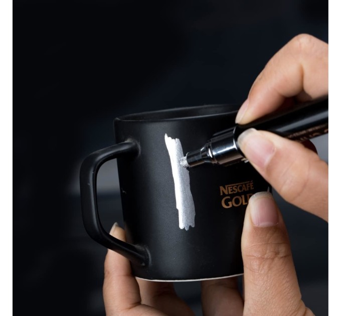 Маркер-краска двусторонний, Жидкий хром ZP1516