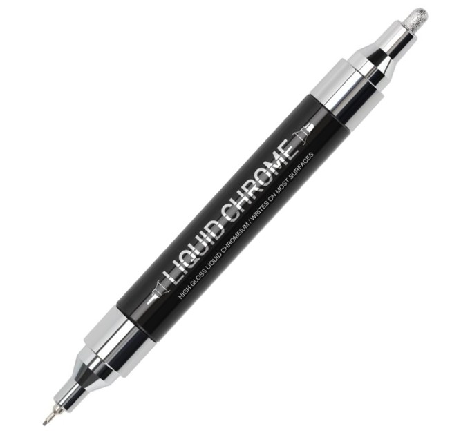 Маркер-краска двусторонний, Жидкий хром ZP1516