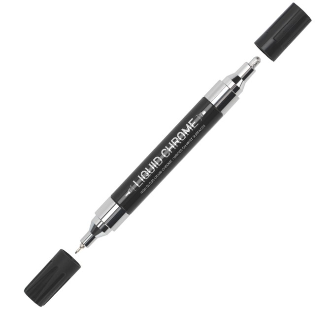 Маркер-краска двусторонний, Жидкий хром ZP1516