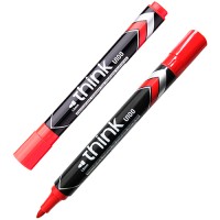 Маркер перманентный Think, красный U10040 Маркер перманентный Think, красный U10040