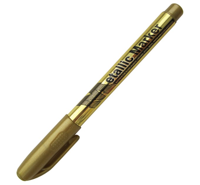 Маркер перманентный, золото AWBY0171