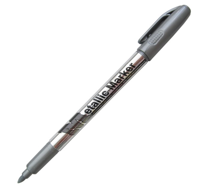 Маркер перманентный, серебро AWBY0171