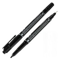 Маркер перманентный двусторонний черный, TWIN APMV7471 Маркер перманентный двусторонний черный, TWIN APMV7471