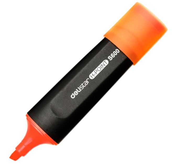 Маркер текстовыделитель H-POINT, оранжевый 600S