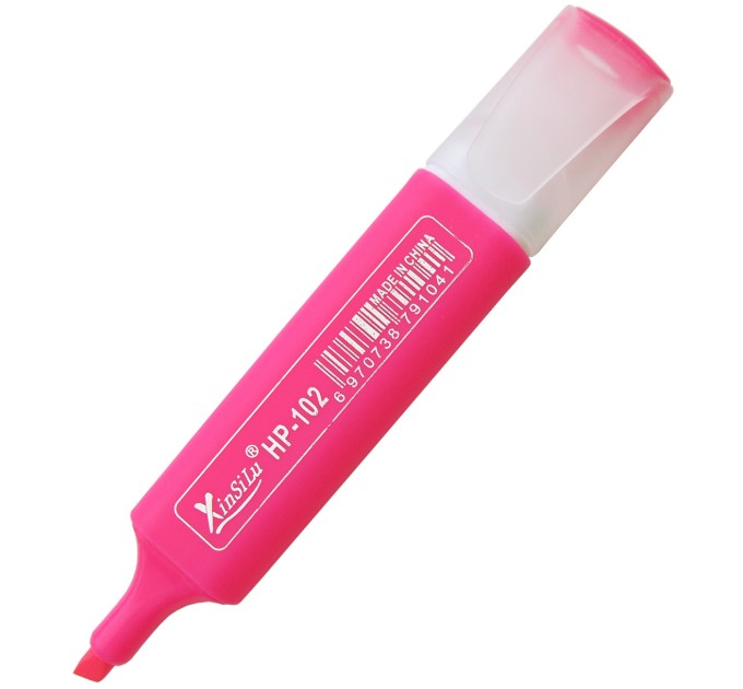 Маркер текстовыделитель, розовый HP-102-pink
