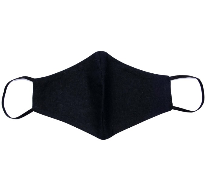 Хлопковая защитная маска для лица многоразовая анатомической формы без шва