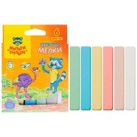 Мелки 6 шт, цветные, Енот в Австралии ЦМ_11129