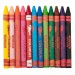Мелки восковые 12 цветов (D=8 mm), «COLOR RUN» C20800