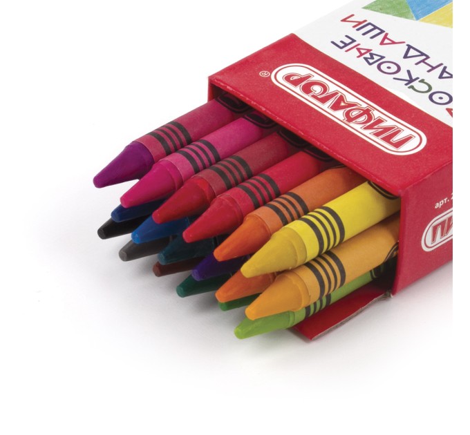 Мелки восковые 18 цветов, «Солнышко» 227280