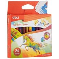 Мелки восковые 24 цвета (D=8 mm), «COLOR RUN» C20820