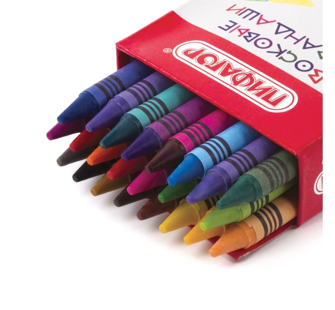 Мелки восковые 24 цвета, «Солнышко» 227281