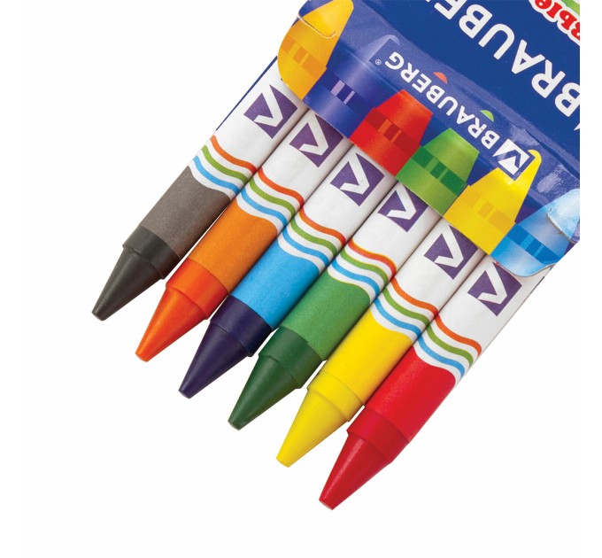 Мелки восковые 6 цветов, МУЛЬТИКИ 222961