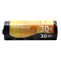 Мешки для мусора Grass, 30 л, 30 шт, 10 мкм, черные PP-0022