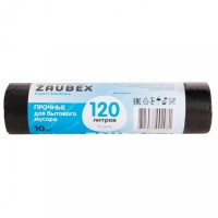 Мешки для мусора Zaubex, 120 л, 10 шт, 15 мкм 10644