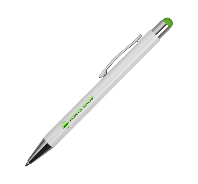 Ручка металлическая шариковая «Flowery» со стилусом