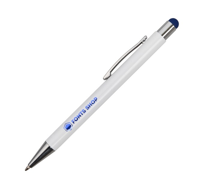 Ручка металлическая шариковая «Flowery» со стилусом