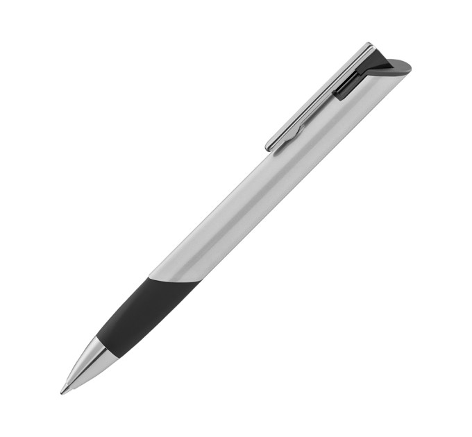 Ручка металлическая шариковая трехгранная «TRIANGLE» с грипом