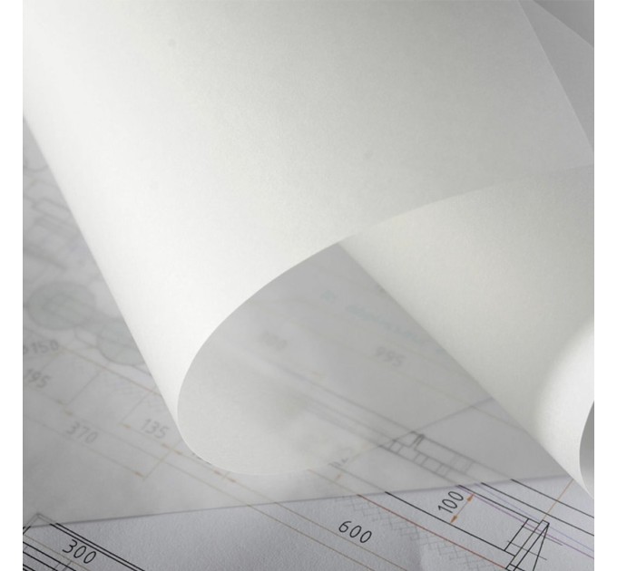 Калька под карандаш, 625 мм х 20 м, 40 г/м², в рулоне 115506