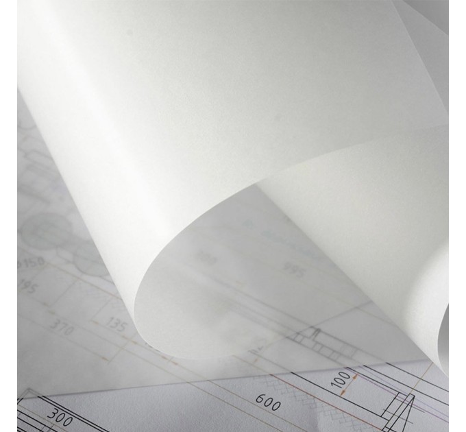 Калька под тушь, 420 мм х 20 м, 40 г/м², в рулоне 115508