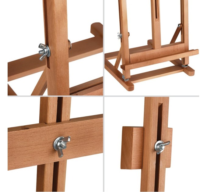 Мольберт настольный 27х32х80 (104) см, бук 260720213