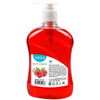 Мыло жидкое VEGA, «Малина», с дозатором, 500 мл 314220