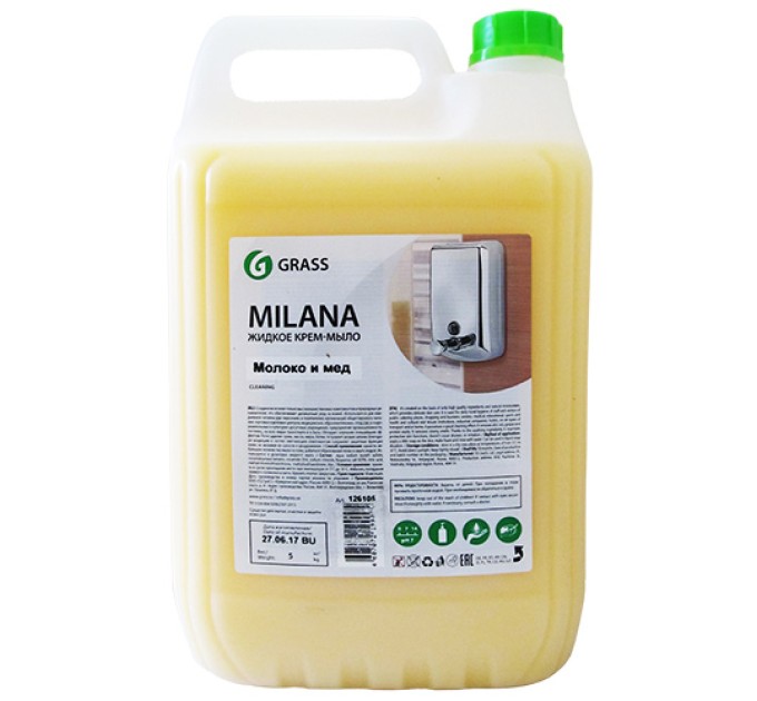 Мыло жидкое Milana «Молоко и мед», 5 кг 126105